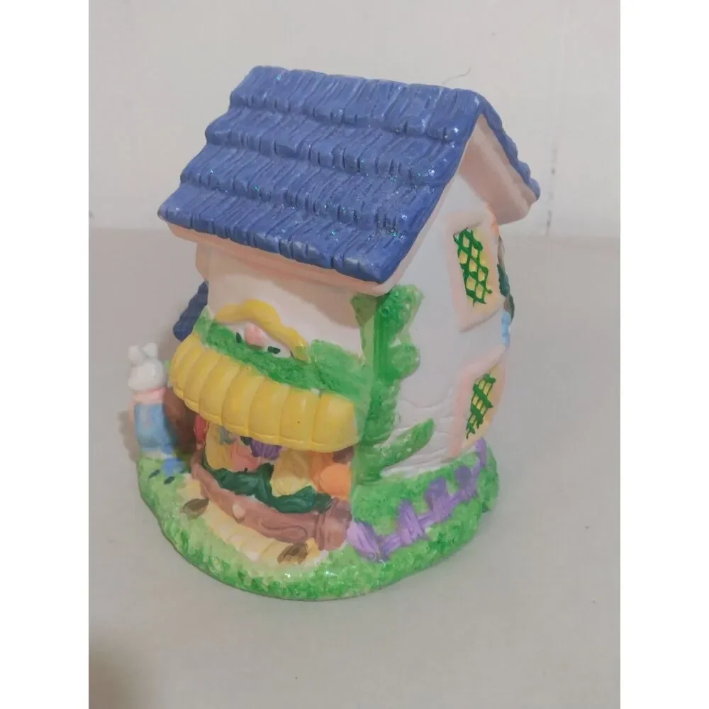 Cottontale Cottage House Porcelain Easter Bunny Spring Village 1 Piece